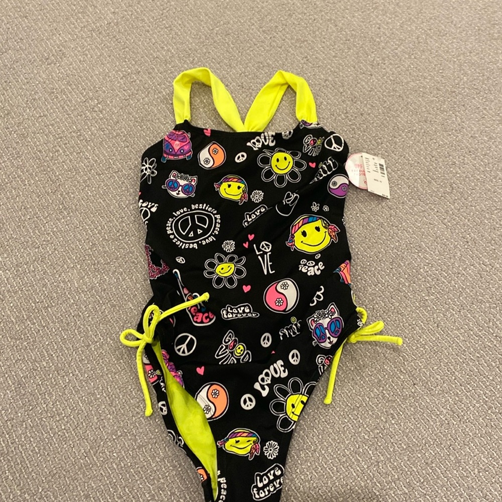 NWT Justice one price bathing suit